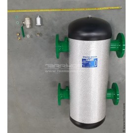 Разделитель-сепаратор гидравлический (для каскада котлов до 450 кВт), 28 м³/ч, фланцевое соединение DN80