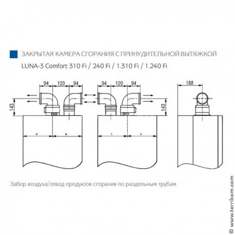 Тройник 90° с муфтой TECEflex (бронза кремнистая)