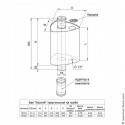 Соединение прямое с ниппелем TECEflex (латунь)