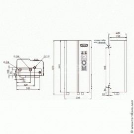 Дымоход МП (сэндвич) l-1,0 м (нерж. 430/0,8 мм)