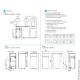 Котёл газовый напольный (1 кон.), чугунный, ОТКР. камера, 22,1 кВт
