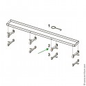 Опора основы для плитки, панели steel (1 шт.), нержавеющая сталь
