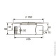 Сифон TECEdrainpoint S DN 70, с универсальным фланцем Seal System