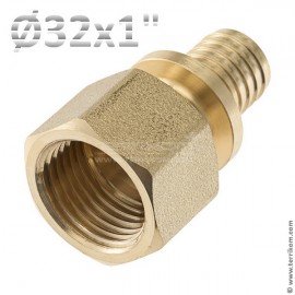 Соединение прямое с гайкой TECEspring AX (латунь)