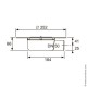 Сифон TECEdrainpoint S DN 50, для террасы, с универсальным фланцем Seal System