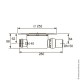 Сифон TECEdrainpoint S DN 50, стандартный, с универсальным фланцем Seal System