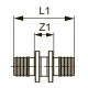 Ниппель TECEspring AX (латунь)