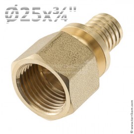 Соединение прямое с гайкой TECEspring AX (латунь)