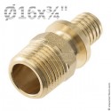 Соединение прямое с ниппелем TECEspring AX (латунь)