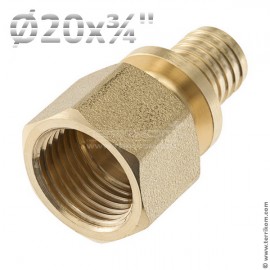 Соединение прямое с гайкой TECEspring AX (латунь)