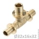 Тройник 90° редукционный TECEspring AX (латунь)