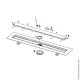 Основа для укладки натурального камня TECEdrainline