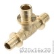Тройник 90° редукционный TECEspring AX (латунь)