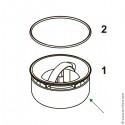 Стакан гидрозатвора для сифонов TECEdrainpoint S 50 (арт. 3601050), 110 (арт. 3601100)