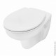 Унитаз подвесной TECE Basic с сиденьем soft-close и крышкой