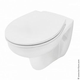 Унитаз подвесной TECE Basic с сиденьем soft-close и крышкой
