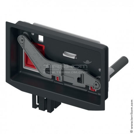 Контейнер ll для гигиенических таблеток TECEsquare II metal/square II glass/solid