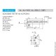 Петля боковая на коробку для стекла 8-12 мм, для межкомнатных дверей, BLC (чёрное покрытие)