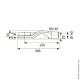 Сифон TECEdrainline «низкий» DN 40 боковой слив