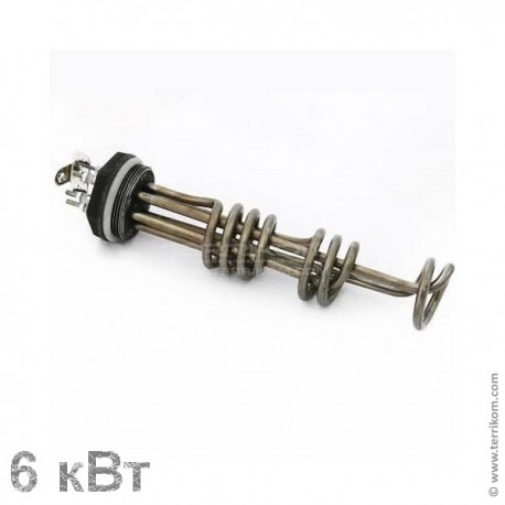 Блок ТЭН 6 кВт ⌀7,4 мм 2" (нерж.)