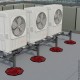 Опора кровельная поворотная с корректором угла наклона