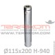 Дымоход МП (сэндвич) l-1,0 м (нерж. 430/0,5 мм + оцинк.)