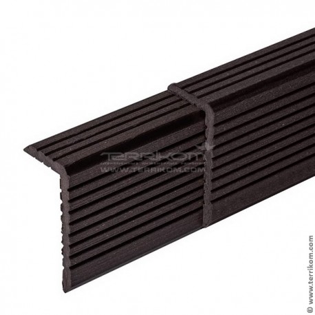 Уголок для доски Darvolex, Ecodeck, Deckron 35х70х4000 мм