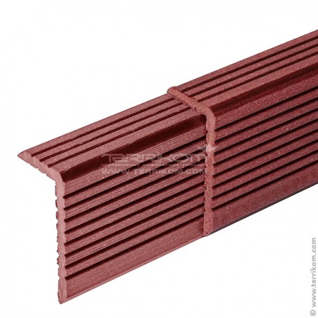 Уголок для доски Darvolex, Ecodeck, Deckron 35х70х4000 мм