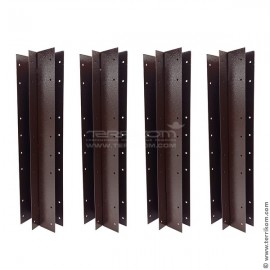Элемент угловой для грядки Holzhof 450х35 мм, 90º (упаковка 4 шт.)