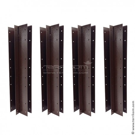 Элемент угловой для грядки Holzhof 450х35 мм, 90º (упаковка 4 шт.)