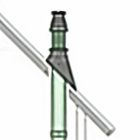 Фланец коаксиального дымохода для газового камина Karma, Ø-100/150 мм
