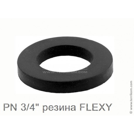 Прокладка для гибких подводок (резина) ⌀¾"