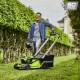 Газонокосилка аккумуляторная, 60 В, 51 см, самоходная, бесщёточная, слот на 2 АКБ, c 1хАКБ 4 Ач и ЗУ
