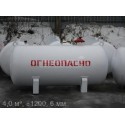 Газгольдер наземный ⌀1200, 6 мм, с краном отбора ж/ф