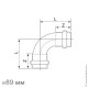 Угол 90° ВВ, IBP BPress Inox