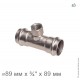 Тройник ВР, IBP BPress Inox
