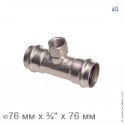 Тройник ВР, IBP BPress Inox