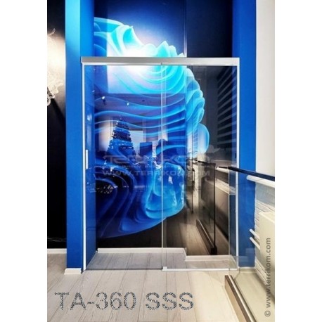 Комплект раздвижной системы «Рио», SSS (матовая)