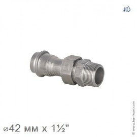 Соединение разъемное НР, IBP BPress Inox
