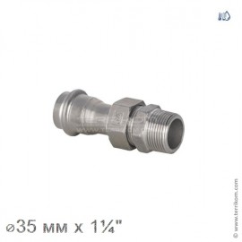 Соединение разъемное НР, IBP BPress Inox