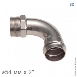 Угол 90° с переходом на НР, IBP BPress Inox