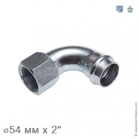 Угол 90° с переходом на ВР, IBP B Press Carbon