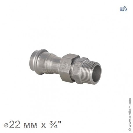 Соединение разъемное НР, IBP BPress Inox