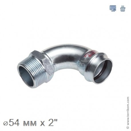 Угол 90° с переходом на НР, IBP B Press Carbon