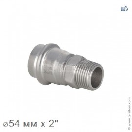 Соединение прямое с ниппелем, IBP BPress Inox
