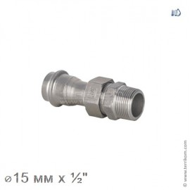 Соединение разъемное НР, IBP BPress Inox