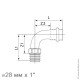 Угол 90° с переходом на НР, IBP BPress Inox