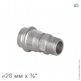 Соединение прямое с ниппелем, IBP BPress Inox