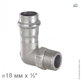 Уголок 90° НР, IBP BPress Inox