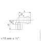 Уголок 90° ВР, IBP BPress Inox